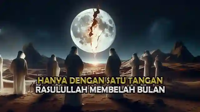 Santri Posjos - Nabi Muhammad Membelah Bulan. Sejarah Islam Kisah Nabi Kisah Nabi Muhammad Membelah Bulan Terbelah